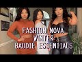 Fashion Nova Winter Baddie Essentials | Olineece Croomes