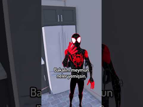 meymun sıçarak tuvaleti tıkadı #oyun #vr #spiderman #keşfet #bonelab