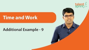 High Level Question Solution on Pipe & Cistern | Time and Work | Additional Example-9 | TalentSprint