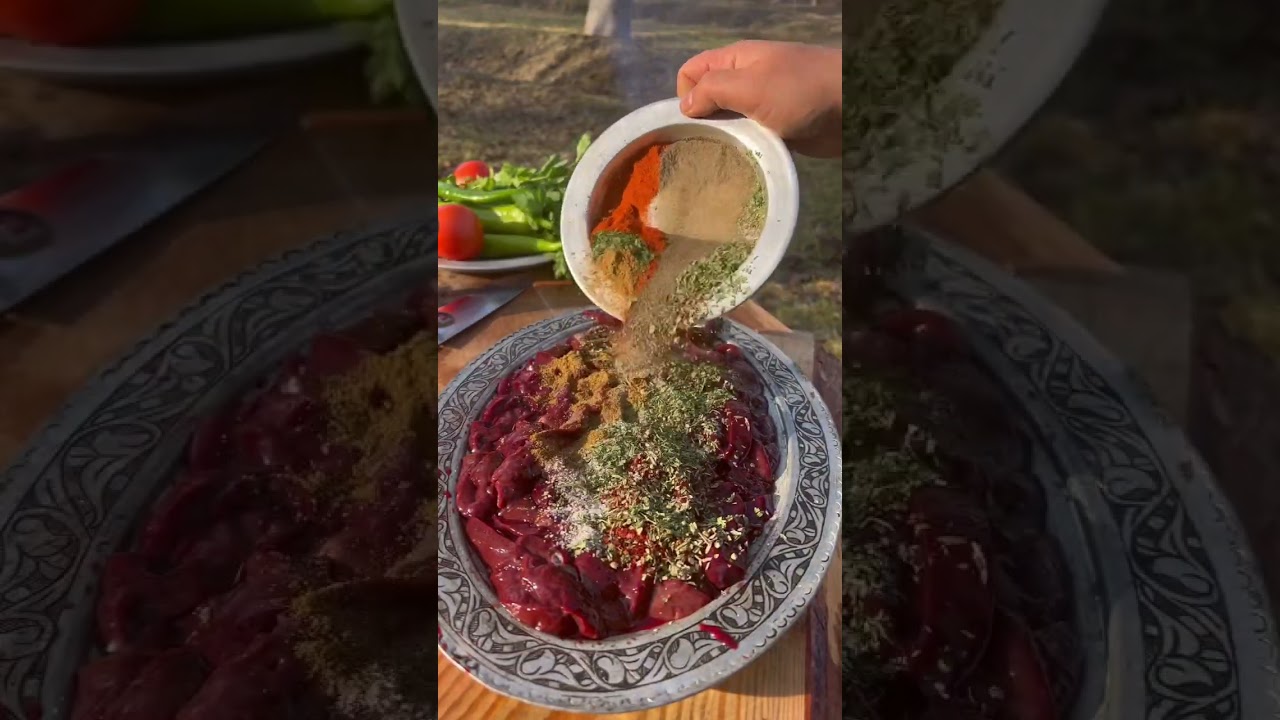 Sacda Dana Ciğer Kavurma #yemek #food #keşfet #öneçıkar #steak #chef #yemektarifleri