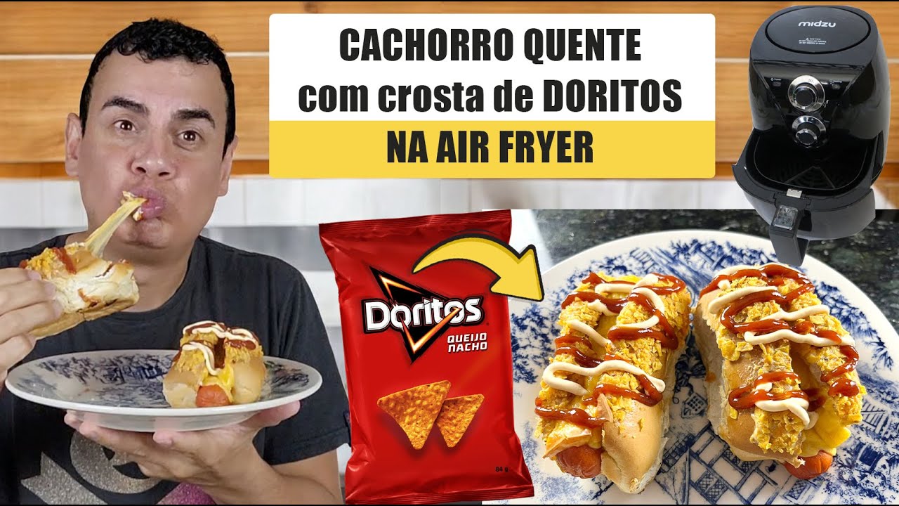 CACHORRO QUENTE COM CROSTA DE DORITOS - Fubá online