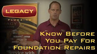 What You Need Know Before Paying For Foundation Repair