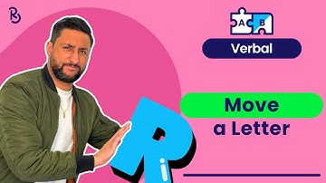 Move A Letter (11 Plus Verbal Reasoning)
