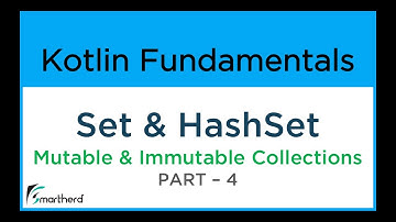 Kotlin SET and HASH SET. Mutable and Immutable Collections examples PART-4 #10.4