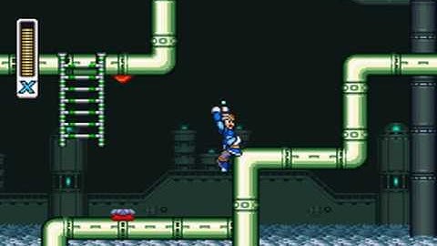 Mega Man X - Buster Only / No Deaths Run - Flame Mammoth