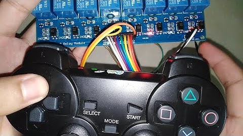 VTM - Hướng dẫn điều khiển 12 relay bằng tay game ps2 full code