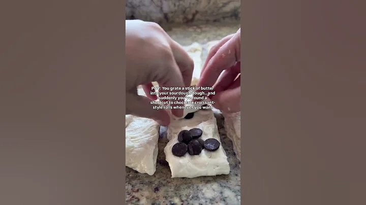 Chocolate Sourdough Croissant Rolls - Recipe in Description