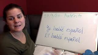 S2: Preterite Practice/Whiteboards for regular, car/gar/zar/UV group verbs