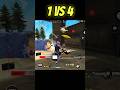 1 vs 4 clutch 🔥#shorts #gaming