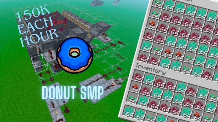 This is the best fungus farm for Donut smp V1 it Makes 150k pear hour