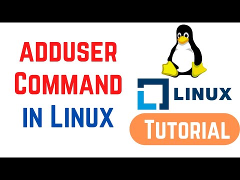 Linux Command Line Basics Tutorials - How to Add Users and Create Users with useradd