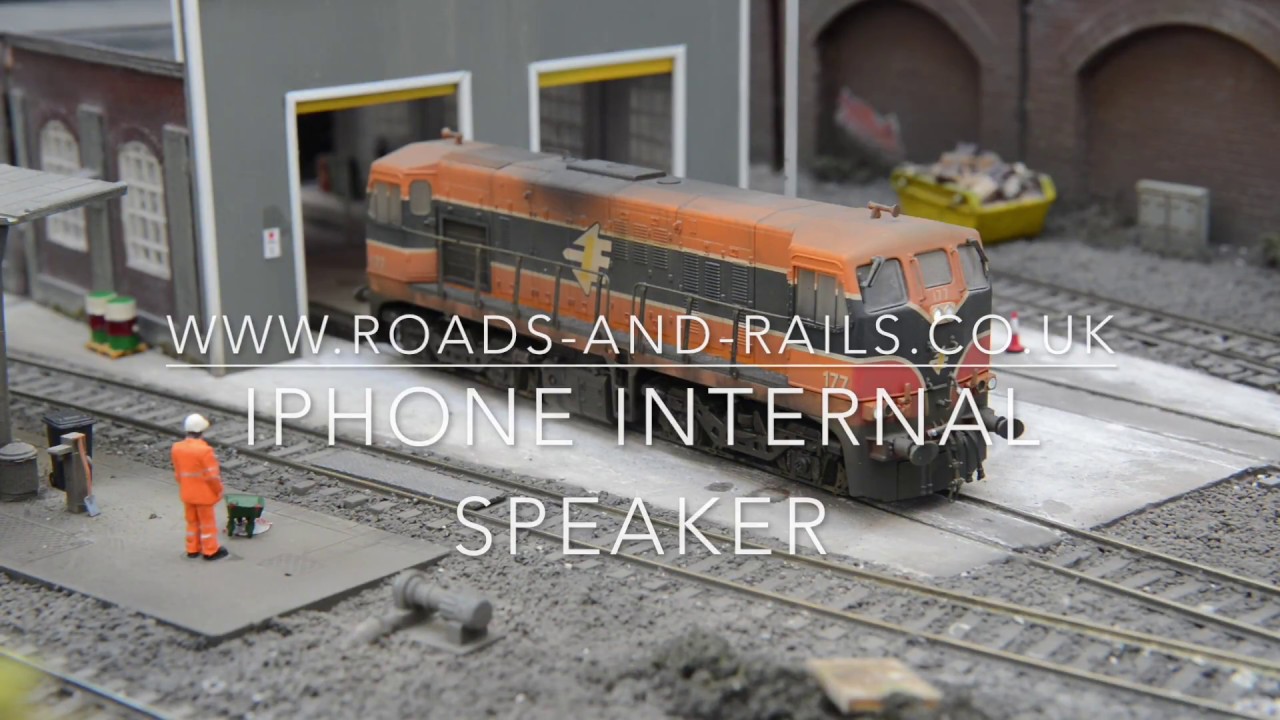 Irish class 141 diesel, DCC sound with iPhone speaker