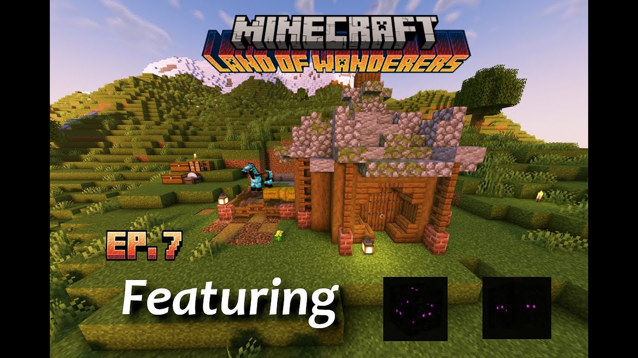 DOUBLE XP FARM...and a hut :) -Land of Wanderers #7 - Minecraft Survival