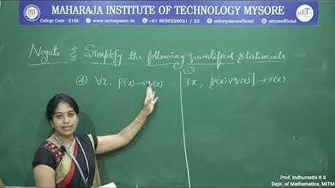Quantifiers, Rules on quantified statements| IV sem| CSE | Module 1 | Mathematical Logics| Session 4