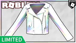 How To Get The Nars Leather Moto Jacket In Roblox Limited Item Roblox Nars Color Quest Event