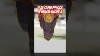 Easy Cloth Physics in Unreal Engine 5 #ue5 #unrealengine5 #ue5tutorial #unrealdev #gamedevelopment