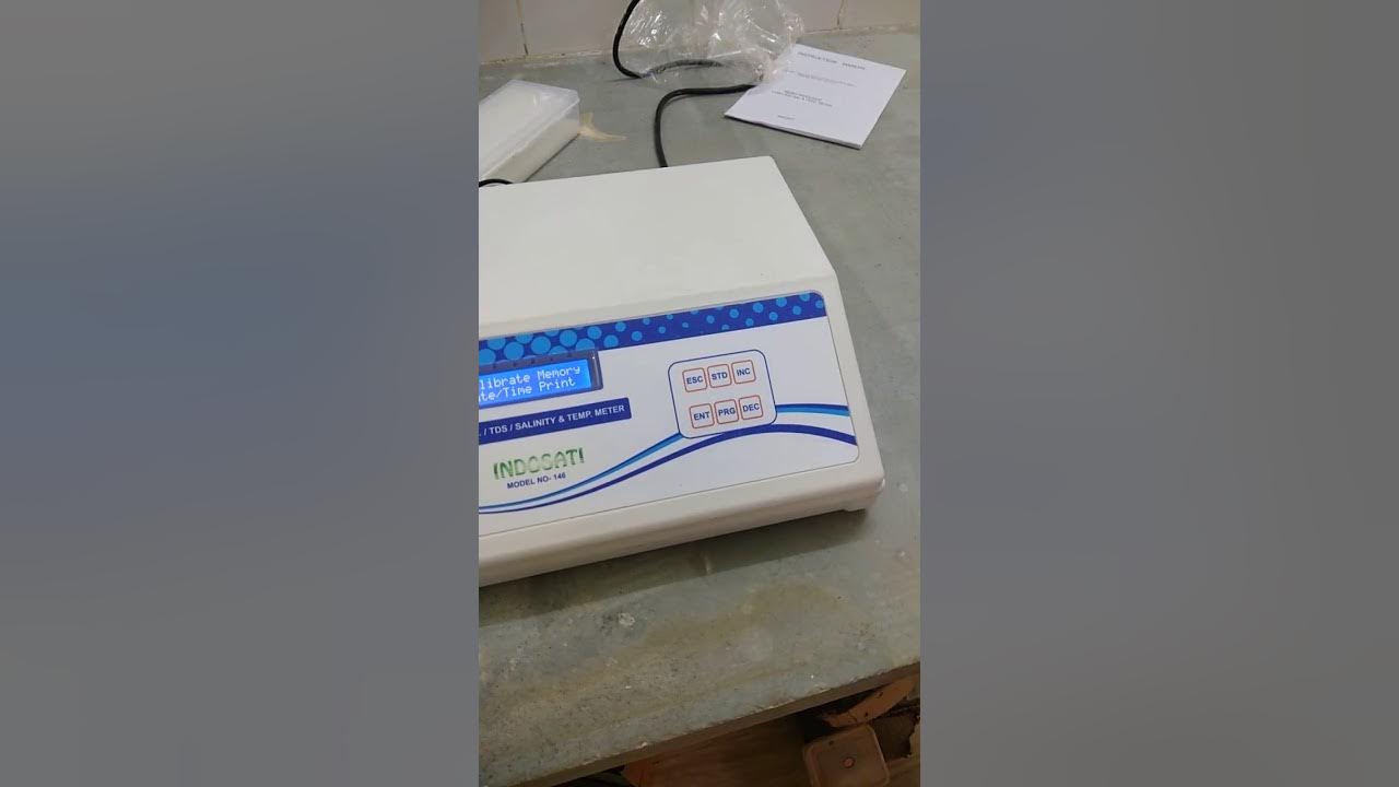 Conductivity TDS Meter Calibration in Gujarati YouTube