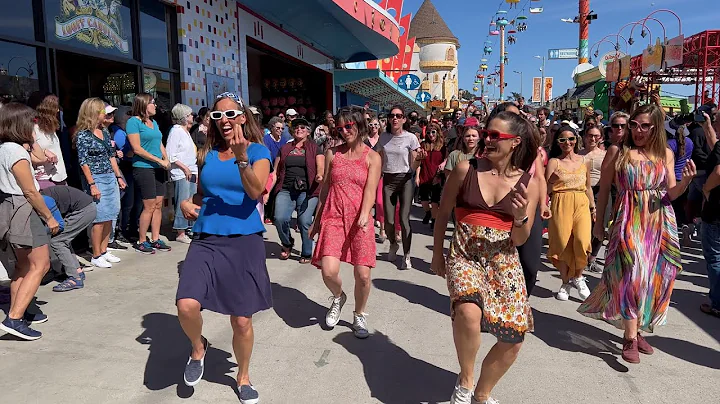 Freedom Flashmob at Boardwalk - Santa Cruz, CA - M...