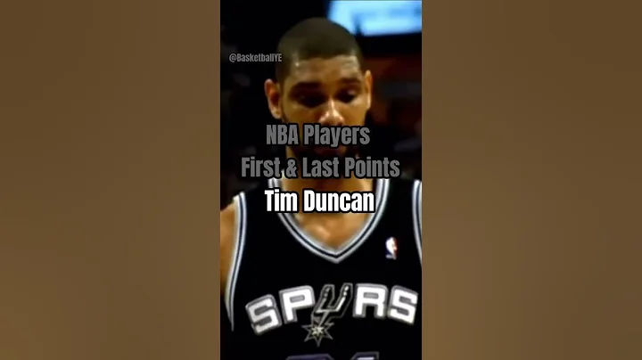 Tim Duncan’s First & Last Points | #shorts #basketball
