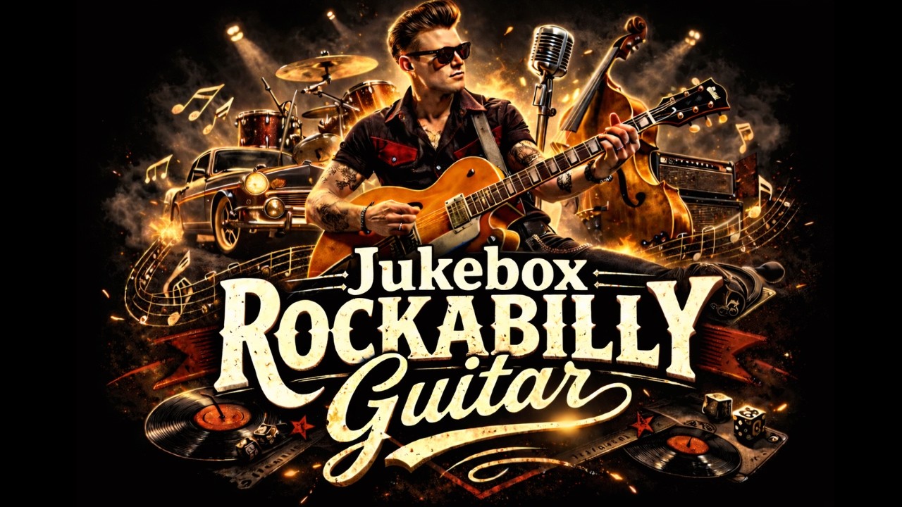Jukebox Rockabilly Guitar- Let the Good Times Roll!🎸🔥