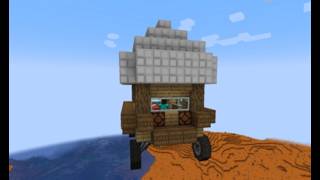 Minecraft  fossils and archeology part 4: AIRSHIP!