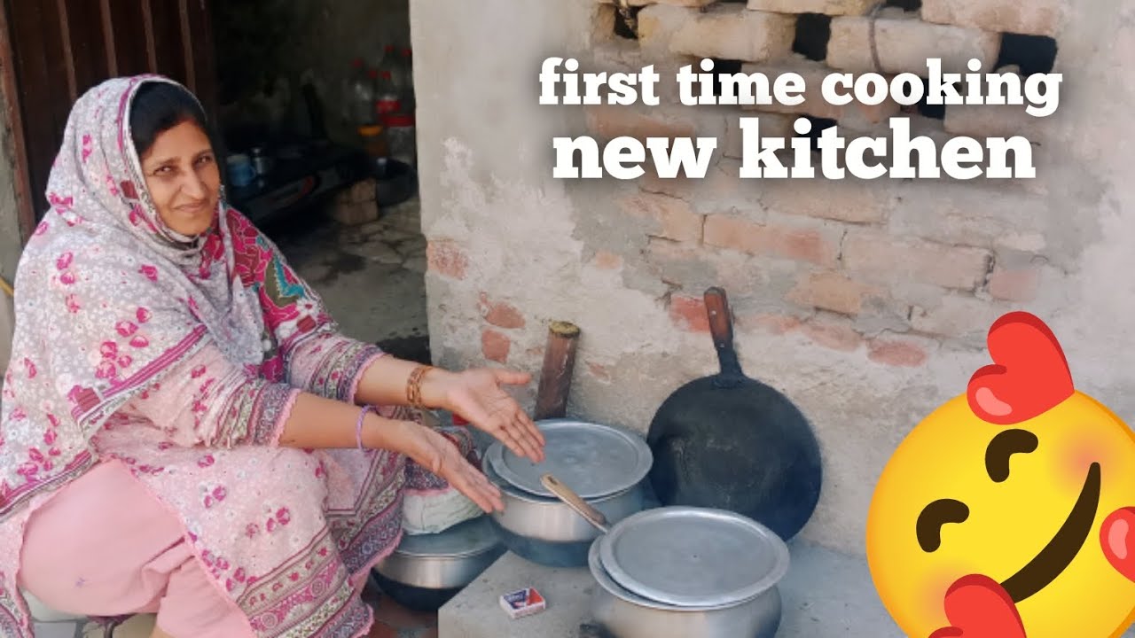 First time cooking in new kitchen