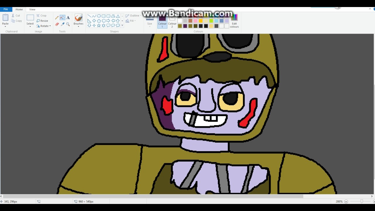 Springtrap speedpaint - YouTube