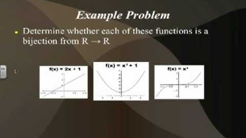 EECS 203 - Functions: Injection, Surjection, and Bijection