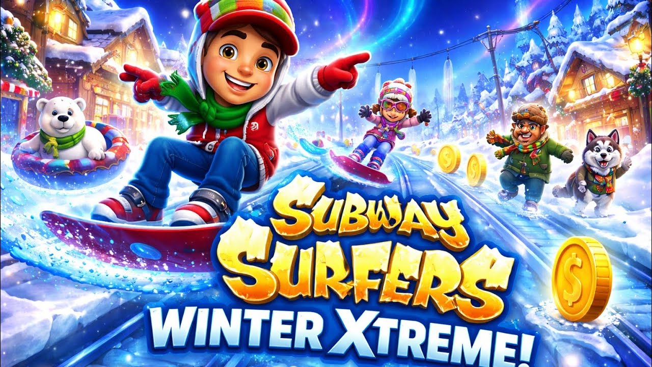 Subway Surfers Winters Xtreme New Update Live #shorts #shortslive #subwaysurfers #gaming