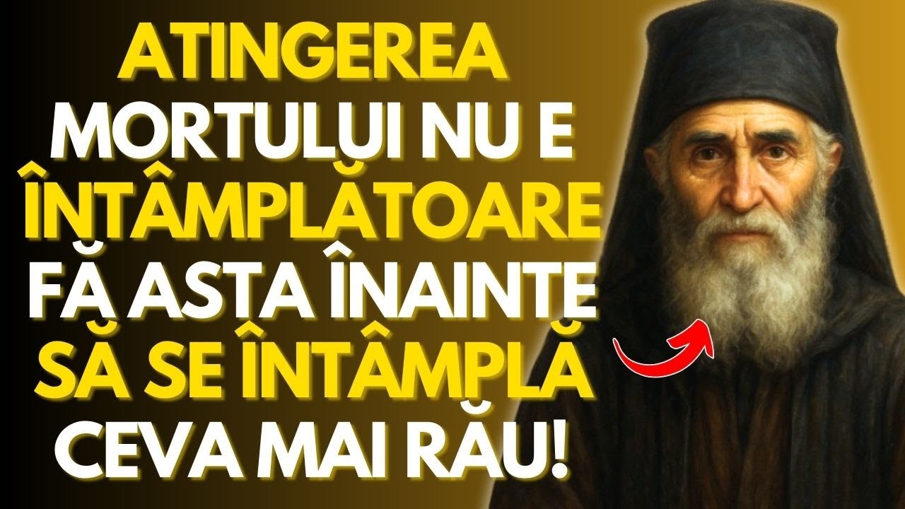 ⚠️ Sfântul Paisie AVERTIZEAZĂ: Dacă un MORT îți ATINGE CAPUL în VIS — fă ASTA înainte să fie PREA...