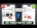 How to See Pages You’ve Liked on Facebook New Update | How to Find Your Liked Pages on Facebook