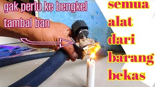 ALAT TAMBAL BAN PORTABEL DARI BARANG BEKAS HASIL LEBIH MAKSIMAL