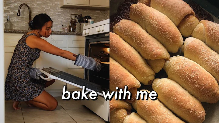 bake with me 🍞 making vegan señorita bread (filipino spanish bread)
