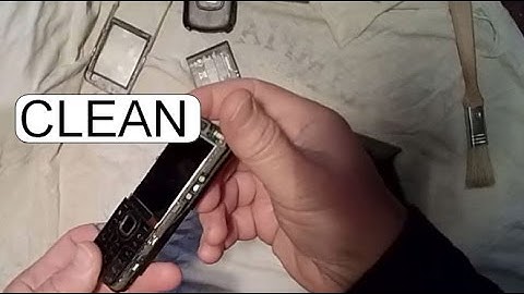 HOW TO CLEAN NOKIA PHONE 6220C