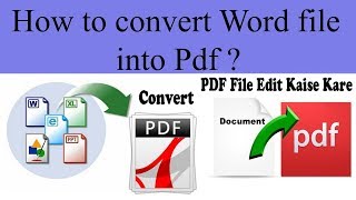 How to convert any pdf into editable word,excel & ppt documents[ 2
word]