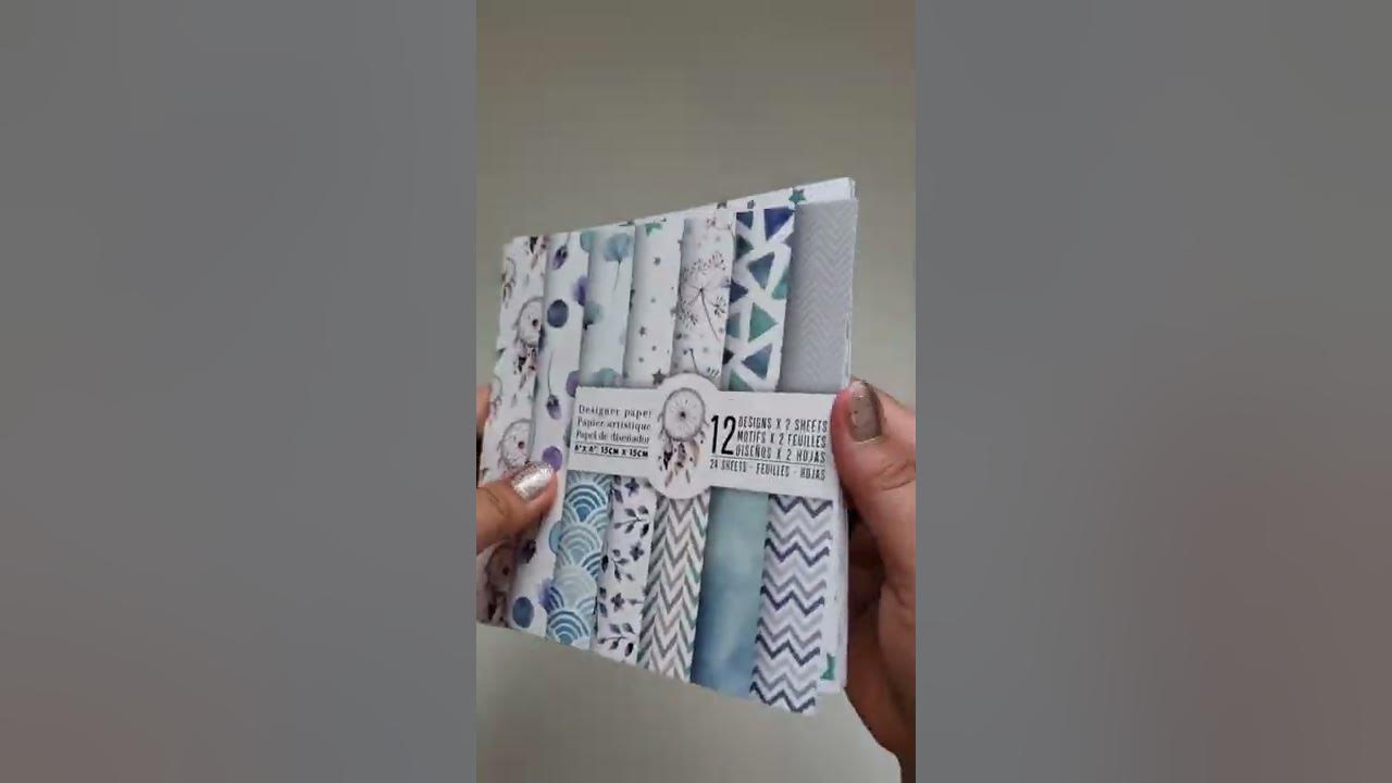 Unbox With Me Dollarama Finds Scrapbook Papers ASMR shorts 