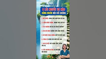8 lời người vợ nào cũng muốn nói với chồng #duocsily #dsly #chamsocsuckhoe #suckhoe #songkhoe