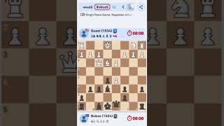 I almost lost on time #chess #games #shorts
