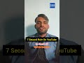 || #Shorts | 7 Second Rule On YouTube | Pro Digital Growth