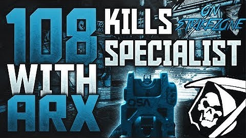 COD Ghosts: *CRAZY* 108 Kill SPECIALIST w/ ARX-160
