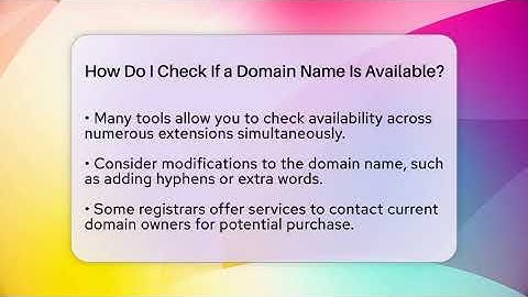 How Do I Check If a Domain Name Is Available? | Domain And Hosting Gurus News
