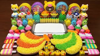 Special Floam Slime - Mixing Random Things Into Glossy Slime Satisfying Slime Videos