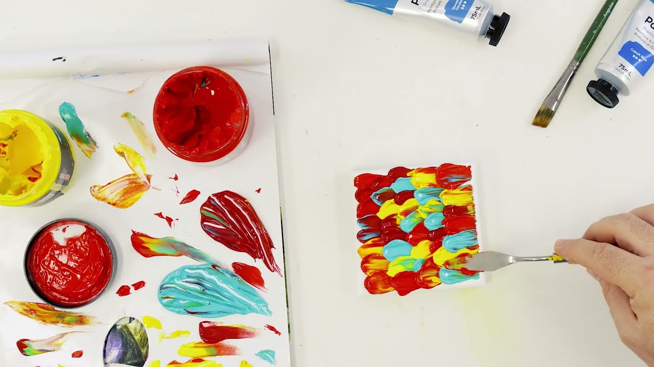 Easy DIY Painting Tricks on Canvas for Kids, canvas