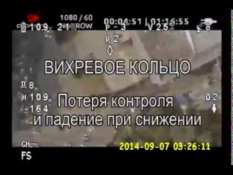 Вихревое кольцо. Потеря контроля и падение Phantom 2.