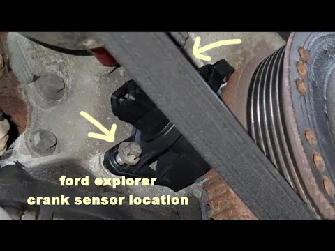 ford explorer crankshaft Sensor location - YouTube