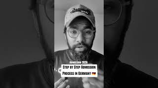 Problem Solved Complete Admission Process For Germany In 2026