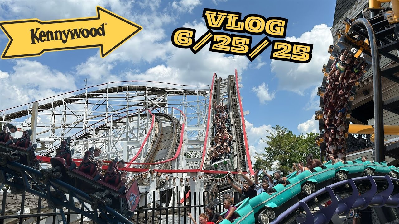 First Ever visit to Kennywood! || Kennywood VLOG 6/25/25 || Touchdown!