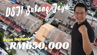 [Price Revised] USJ 1 Subang Jaya RM650,000 Double Storey ENDLOT Selangor Malaysia. House tour