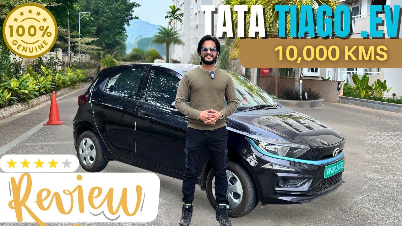10,000 KMS Owner Review - TATA TIAGO .EV | Telugu | Himanshu Peswani