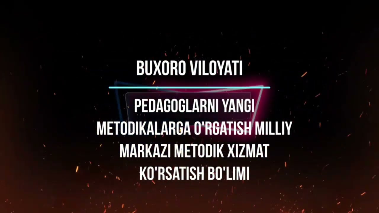 Buxoro viloyati metodik xizmat